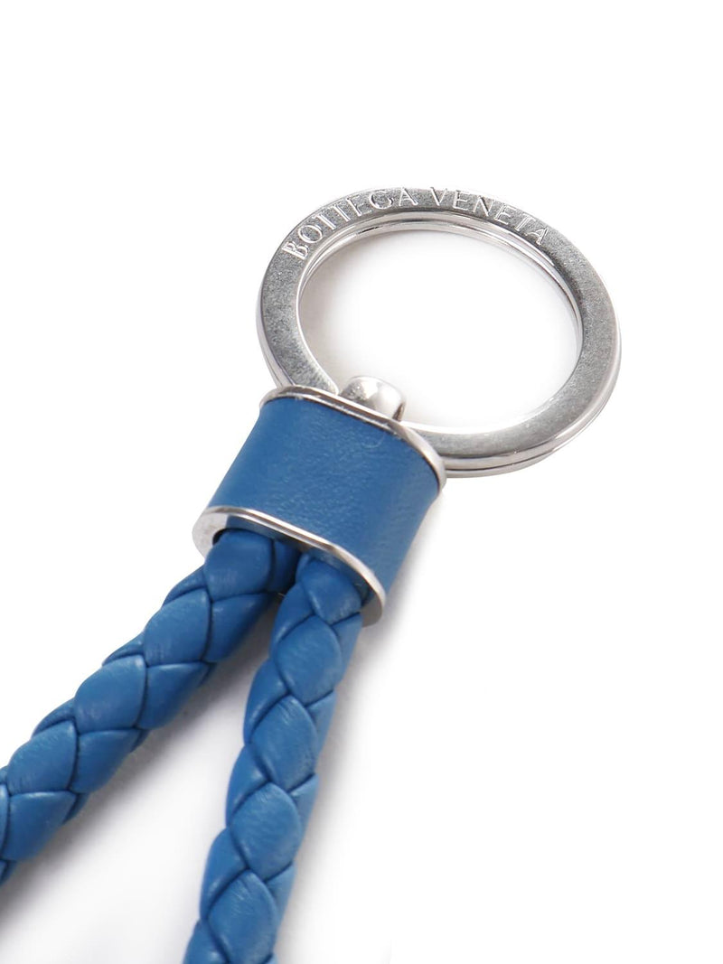 Bottega Veneta Nappa Key Ring With Intreccio Motif - Men - Piano Luigi