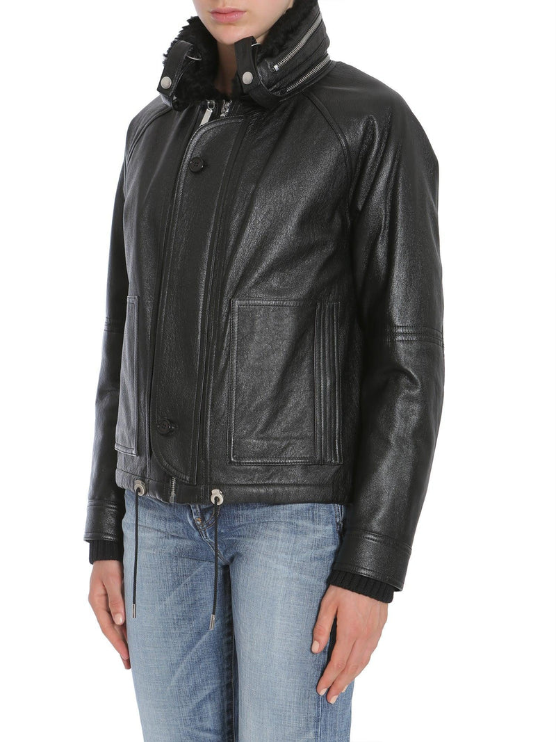 Saint Laurent Hooded Bomber Jacket - Women - Piano Luigi