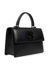 Off-White Jitney 1.4 Hand Bag In Black Leather - Women - Piano Luigi