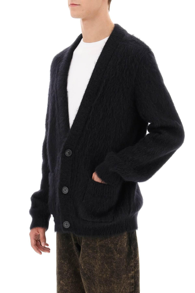 Balmain Retro Cardigan In Brushed Mohair - Men - Piano Luigi