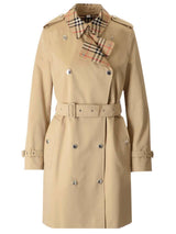 Burberry Gabardine Trench Coat - Women - Piano Luigi