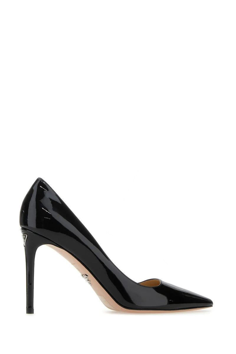 Prada Black Leather Pumps - Women - Piano Luigi