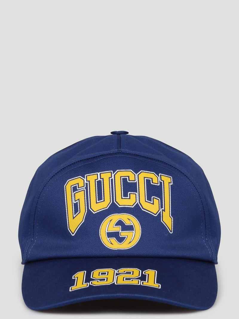 Gucci Print Cotton Baseball Hat - Men - Piano Luigi