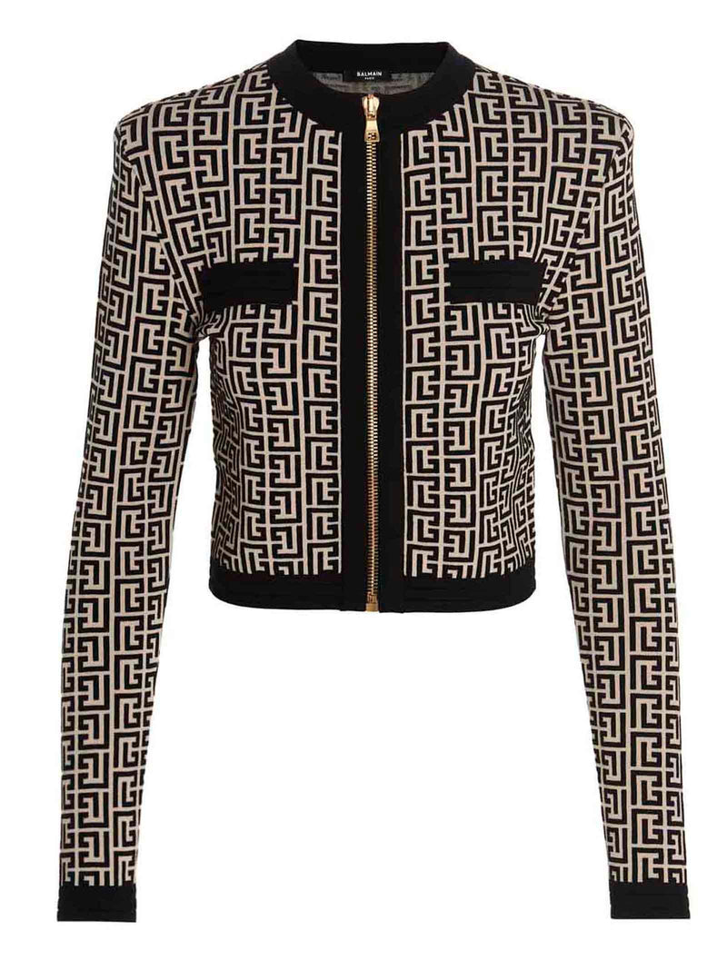 Balmain Monogram Jacket - Women - Piano Luigi