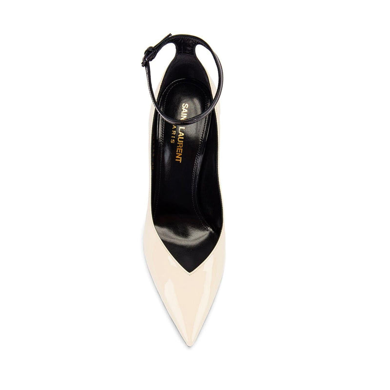 Saint Laurent Zoe 85 Patent Leather Pumps - Women - Piano Luigi