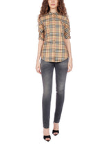 Burberry Vintage Checked Short-sleeved Shirt - Women - Piano Luigi