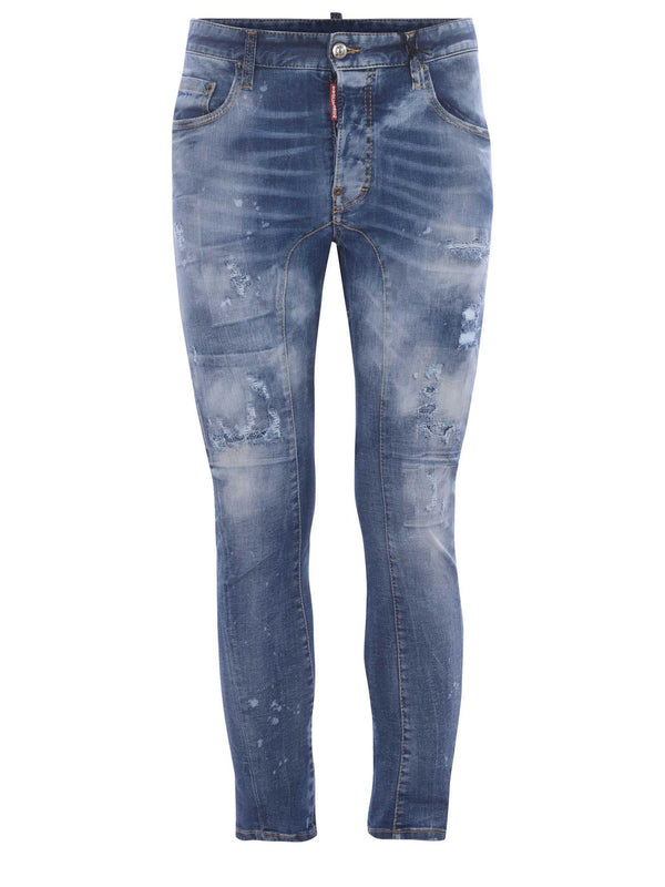 Dsquared2 Jeans tidy Biker In Cotton Denim - Men - Piano Luigi