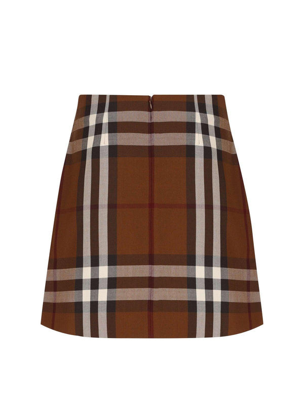 Burberry Check Jacquard Mini Skirt - Women - Piano Luigi