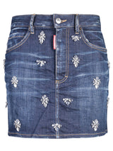 Dsquared2 Denim Skirt - Women - Piano Luigi