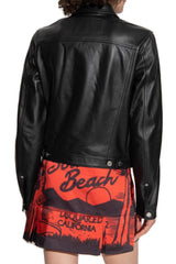 Dsquared2 Leather Jacket - Women - Piano Luigi