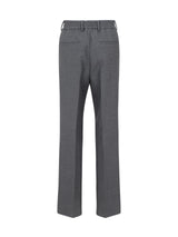 Fendi Grey Wool Trousers - Men - Piano Luigi