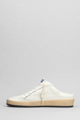 Golden Goose Ball Star Sneakers In White Leather - Women - Piano Luigi