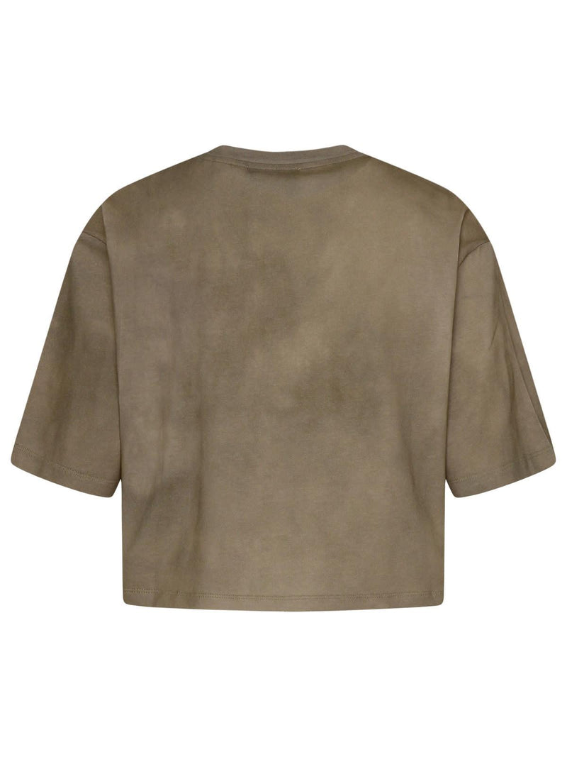 Balmain Beige Cotton T-shirt - Women - Piano Luigi