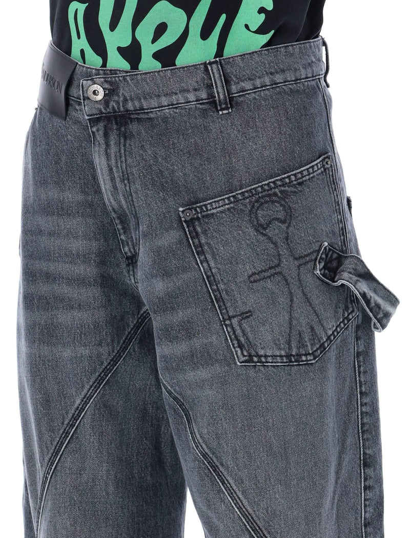 J.W. Anderson Twisted Workwear Jeans - Women - Piano Luigi