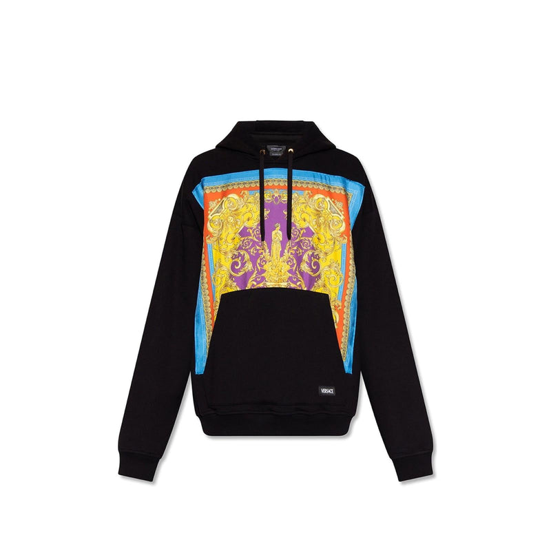 Versace Hooded Patch Sweatshirt - Men - Piano Luigi