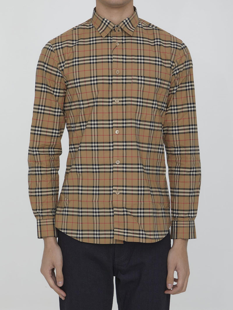 Burberry Small Check Shirt - Men - Piano Luigi