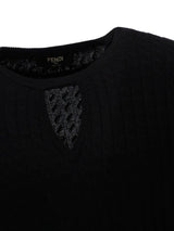 Fendi Cut-out Detailed Knit Jumper - Men - Piano Luigi