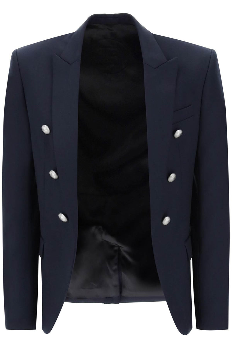 Balmain Blue Wool Jacket - Men - Piano Luigi