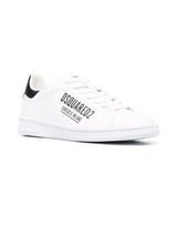 Dsquared2 White Calf Leather Sneakers - Men