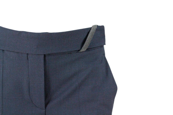 Brunello Cucinelli Pantalone A Sigaretta Con Monile In Vita - Women - Piano Luigi