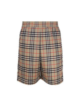 Burberry Technical Twill Shorts With Vintage Check Tartan Motif - Men - Piano Luigi