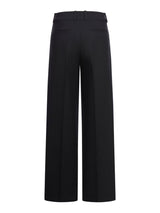 Off-White High-waisted Wide-leg Trousers - Women - Piano Luigi