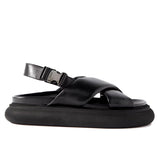 Moncler Solarisse Leather Sandals - Women - Piano Luigi