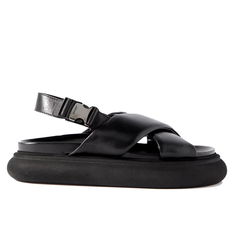 Moncler Solarisse Leather Sandals - Women - Piano Luigi