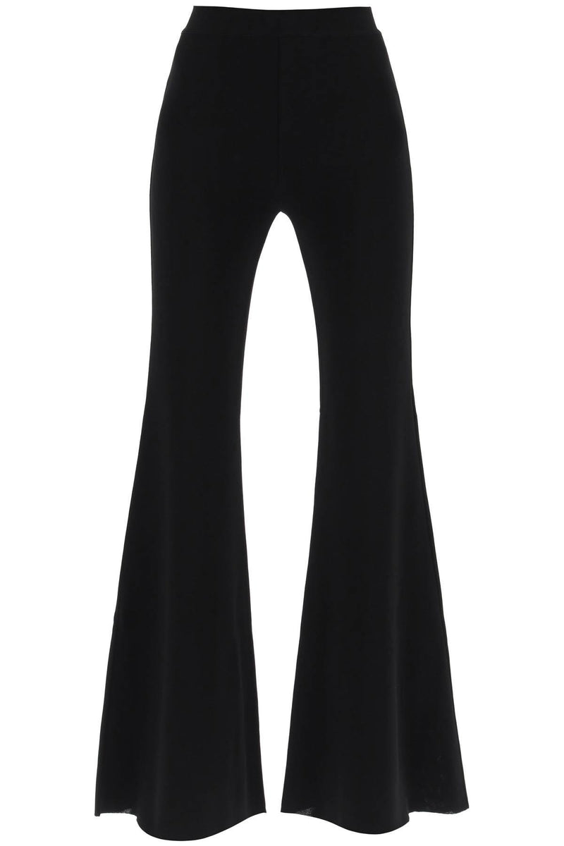 Balmain Technical Jersey Flared Pants - Women - Piano Luigi