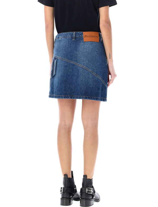 J.W. Anderson Twisted Mini Skirt - Women - Piano Luigi