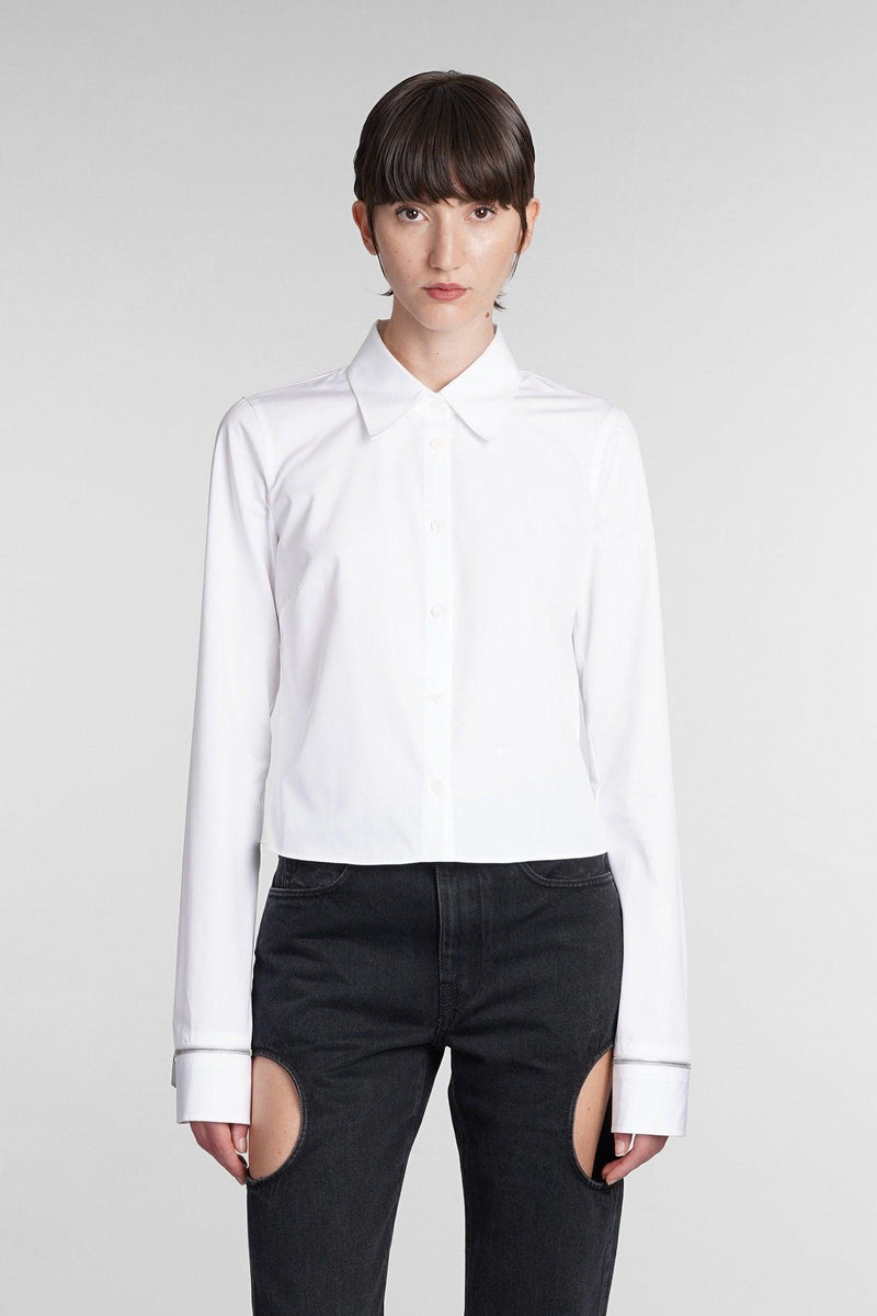 Off-White Shirt In White Cotton - Women - Piano Luigi