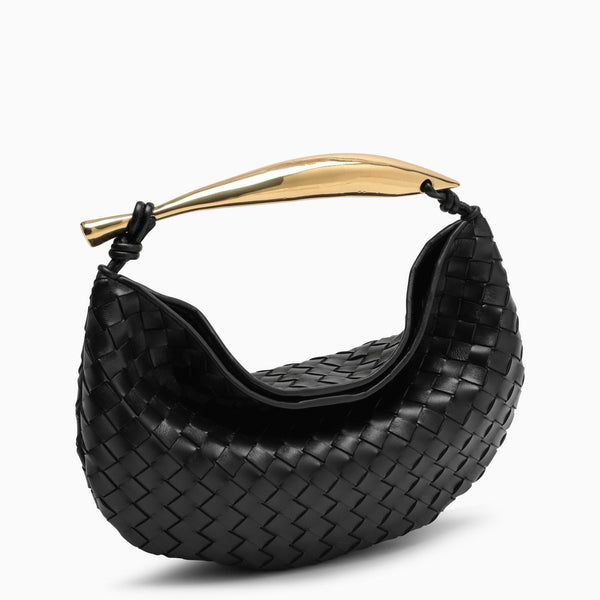 Bottega Veneta Black Woven Sardine Bag - Women - Piano Luigi