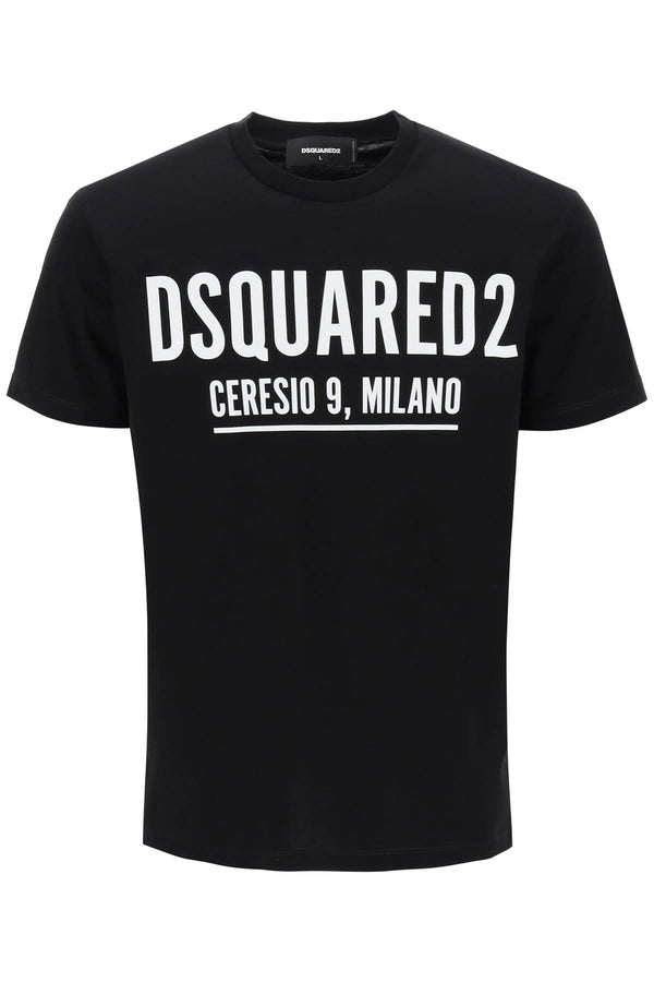 Black dsquared2 Ceresio 9, Milan T-shirt - Men - Piano Luigi