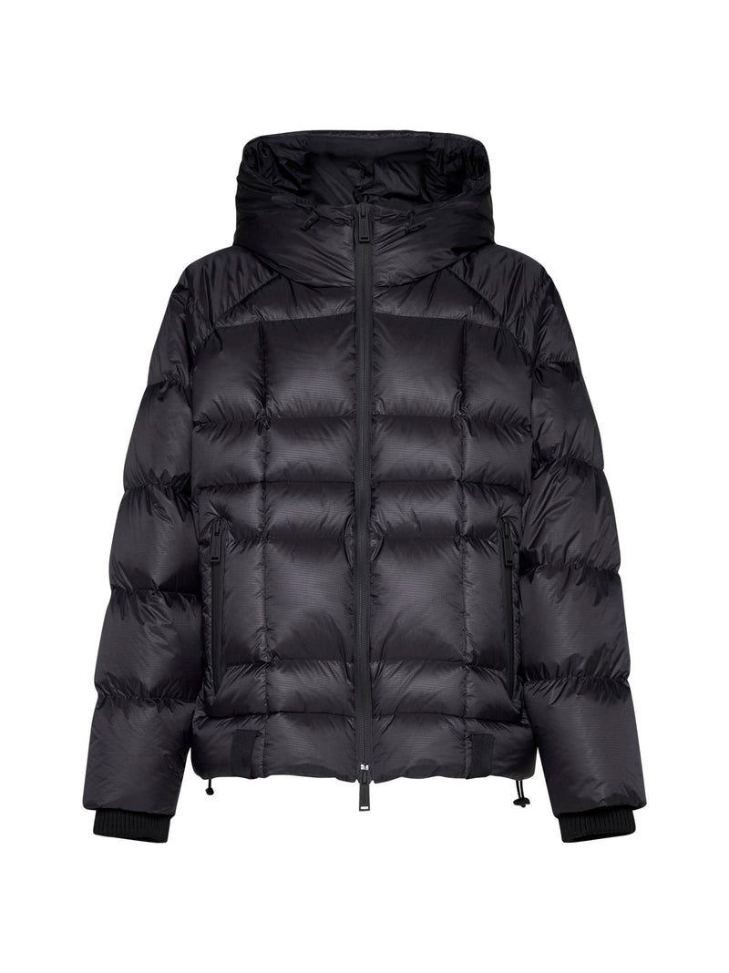 Dsquared2 Logo Print Hooded Down Jacket - Men - Piano Luigi