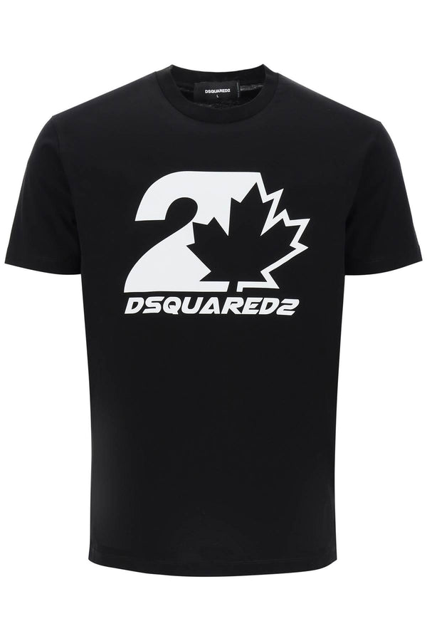 Dsquared2 Logo Print Regular T-shirt - Men - Piano Luigi