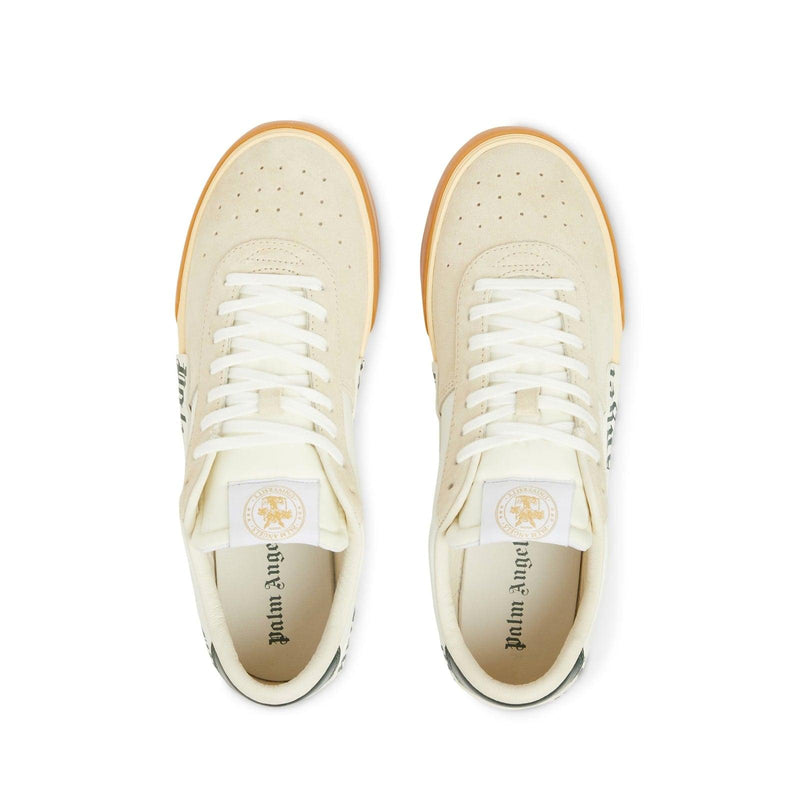 Palm Angels Leather Logo Sneakers - Men - Piano Luigi