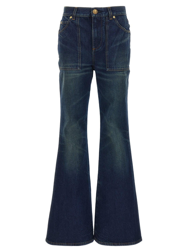 Balmain Vintage Bootcut Jeans - Women - Piano Luigi
