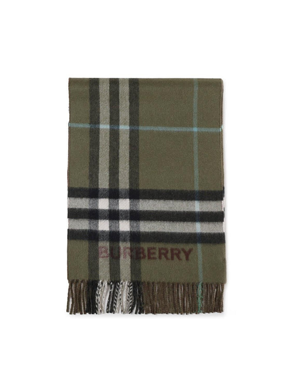 Burberry Vintage Check Cashmere Scarf - Men - Piano Luigi