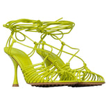 Bottega Veneta Dot Leather Sandals - Women - Piano Luigi