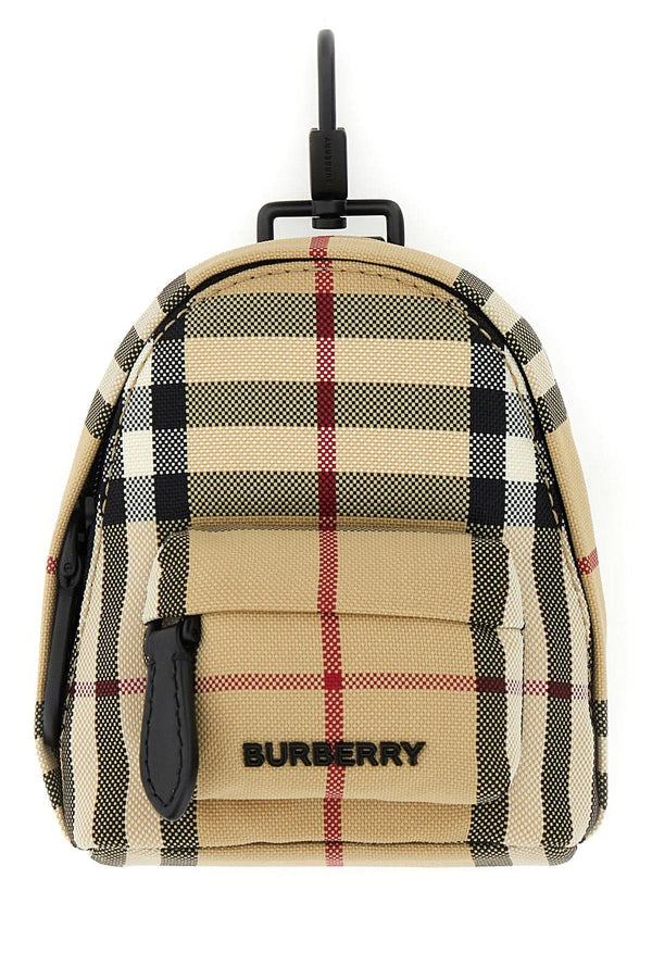 Burberry Embroidered Canvas Keyring - Men - Piano Luigi