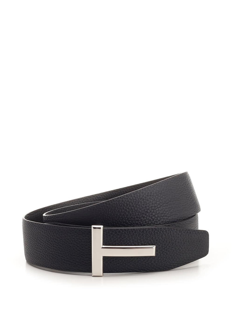 Tom Ford Reversible Blue/black t-icon Belt - Men - Piano Luigi