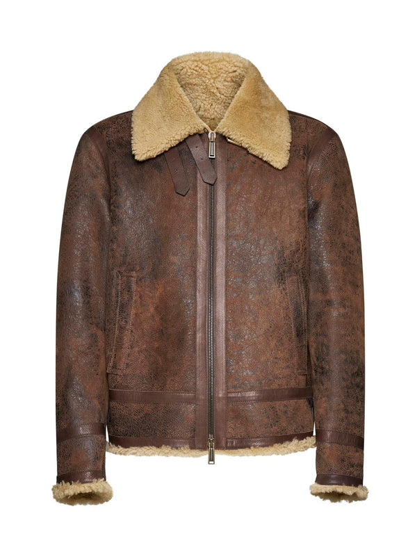 Dsquared2 Shearling Jacket - Men - Piano Luigi