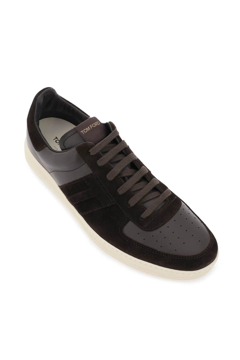 Tom Ford Suede And Leather radcliffe Sneakers - Men - Piano Luigi