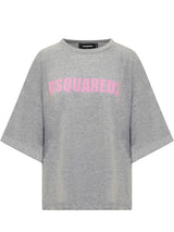 T-shirt Dsquared2 In Cotton Disponibile Store Pompei - Women - Piano Luigi