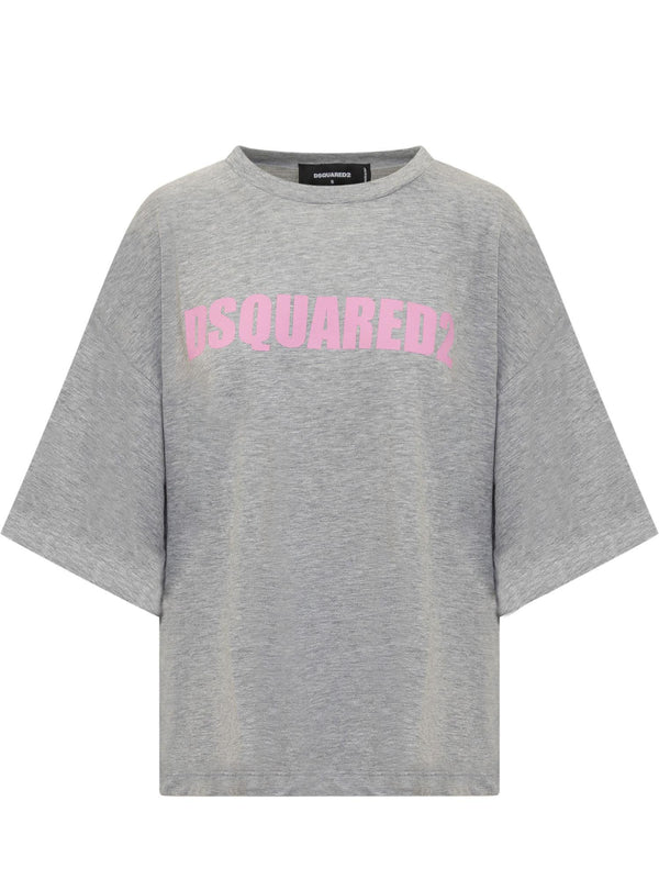 T-shirt Dsquared2 In Cotton Disponibile Store Pompei - Women - Piano Luigi