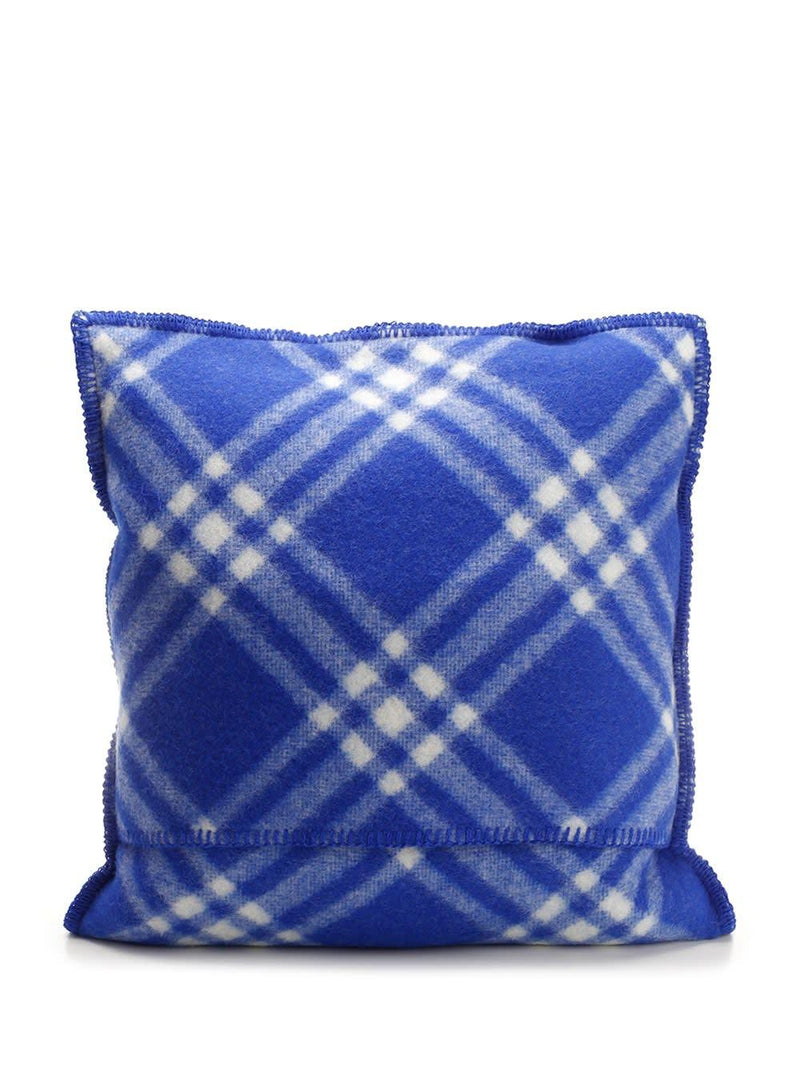 Burberry Check Wool Pillow - Men - Piano Luigi