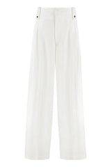 Bottega Veneta High-waist Tapered-fit Trousers - Women - Piano Luigi