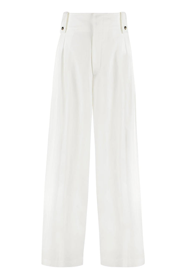 Bottega Veneta High-waist Tapered-fit Trousers - Women - Piano Luigi