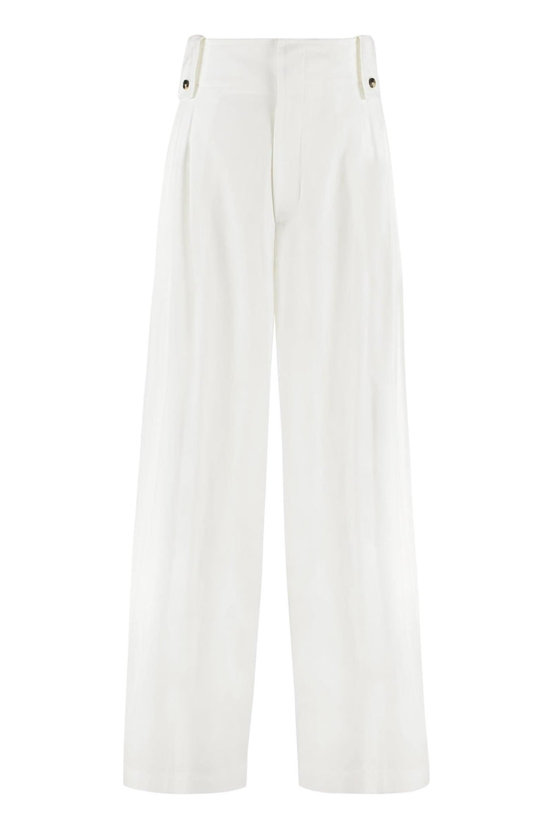 Bottega Veneta High-waist Tapered-fit Trousers - Women - Piano Luigi