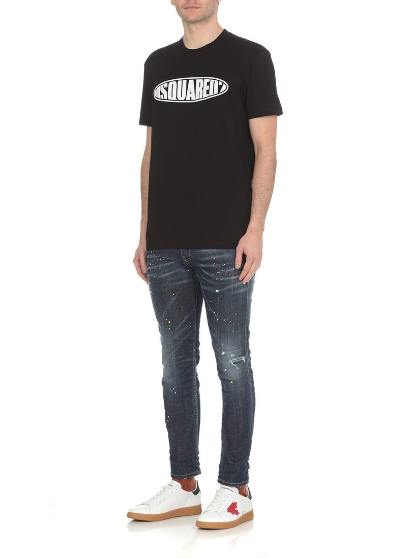 Dsquared2 Printed Cotton T-shirt - Men - Piano Luigi